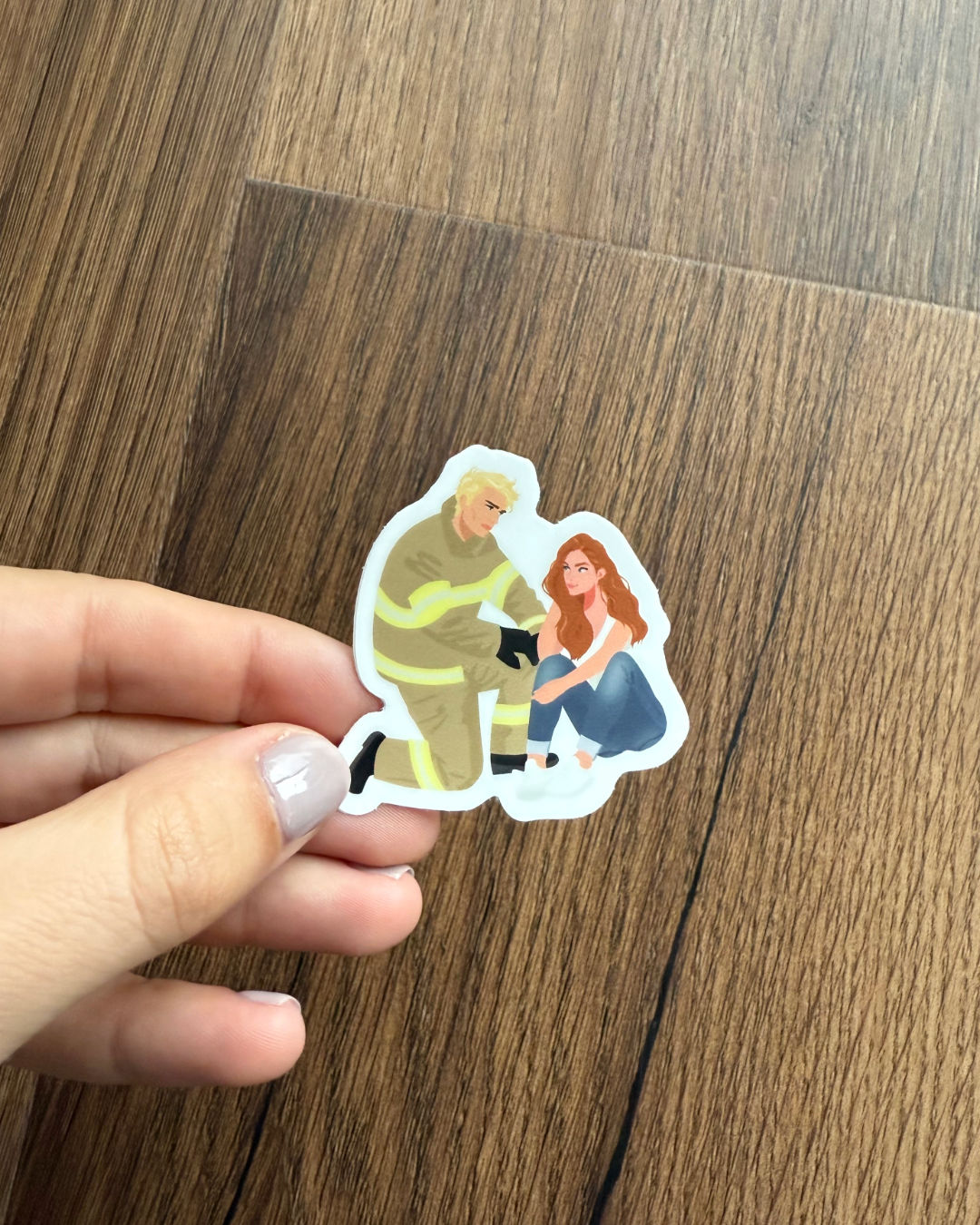 High Five Novella Couples - Stickers